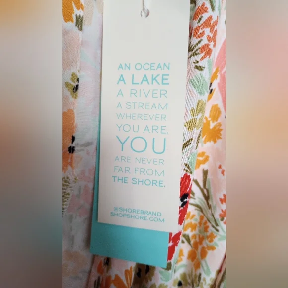 NEW SHORE Willow Romper in Muddled Bloom Size Small Boho Vacation Cottagecore - Picture 12 of 16